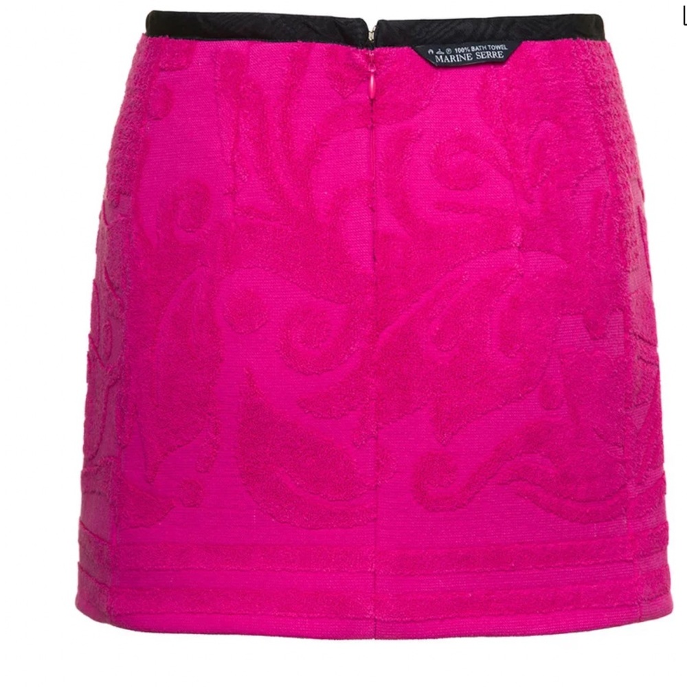 Marine Serre Jacquard skirt